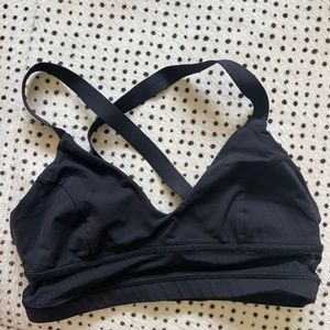 Black LuLu Lemon sports bra